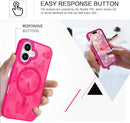 iPhone 16 Plus Butterfly Case with MagSafe & Matte Translucent Back