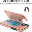 iPhone 16 Plus Flip Folio Wallet Case Credit Card Holder Slot PU Leather Cover 6.7 inch Blue