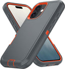 iPhone 16 Plus Military Case with Belt Clip & Dustproof Port Cover