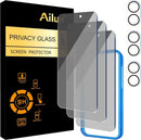 iPhone 16 Plus Privacy Screen Protector 3+3 Pack with Lens Covers