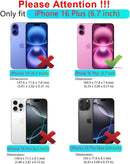 iPhone 16 Plus Ring Kickstand Case with Slide Camera Cover & Screen