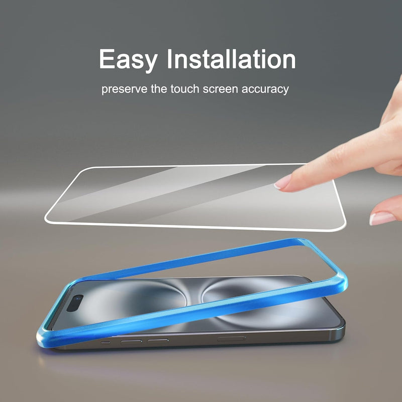 iPhone 16 Plus Screen & Camera Lens Protector 3+3 Pack Glass Set