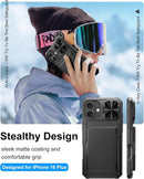 iPhone 16 Plus Wallet Case with Slide Camera