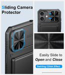 iPhone 16 Plus Wallet Case with Slide Camera