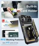 iPhone 16 Plus Wallet Case with Slide Camera