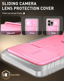 iPhone 16 Pro 6.3 inch Full - Body Military Grade Rugged Shockproof Cover Black