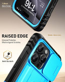 iPhone 16 Pro 6.3 inch Full - Body Military Grade Rugged Shockproof Cover Black