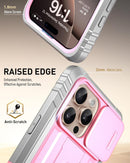 iPhone 16 Pro 6.3 inch Full - Body Military Grade Rugged Shockproof Cover Black