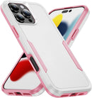 iPhone 16 Pro Case Black Heavy Duty Protection Shockproof Anti - Scratch Cover Phone Case