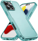 iPhone 16 Pro Case Black Heavy Duty Protection Shockproof Anti - Scratch Cover Phone Case