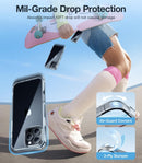 iPhone 16 Pro Case Clear 6.3" Slim Shockproof Protective Case