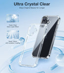 iPhone 16 Pro Case Clear 6.3" Slim Shockproof Protective Case