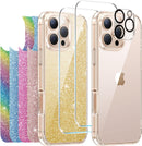 iPhone 16 Pro Case Clear 6.3" Slim Shockproof Protective Case