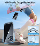 iPhone 16 Pro Case Clear 6.3" Slim Shockproof Protective Case