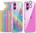 iPhone 16 Pro Case Clear 6.3" Slim Shockproof Protective Case