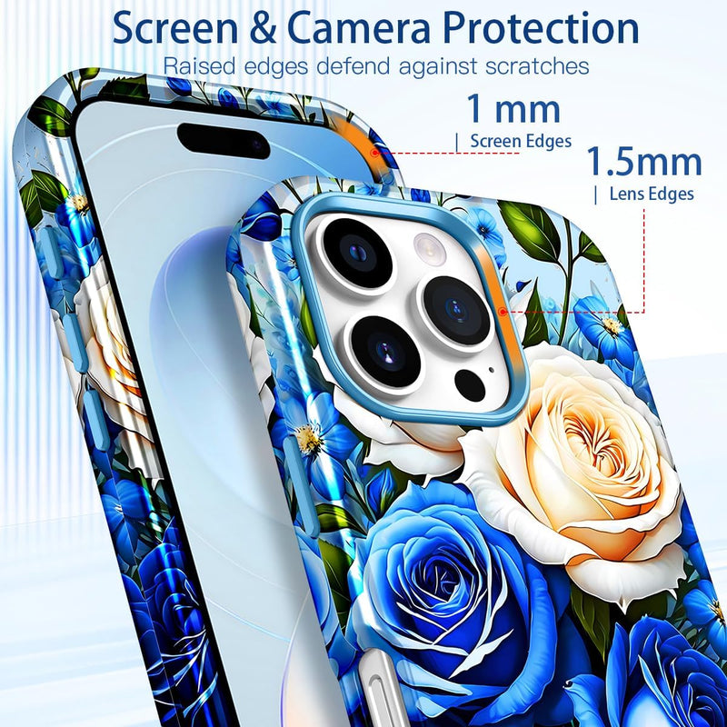 iPhone 16 Pro Case Heavy Duty Full Body Shockproof Protection 3 in 1 Hybrid Hard PC Soft Rubber Rugged Drop Protective Slim Women Phone Case - Gorilla Cases