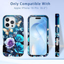 iPhone 16 Pro Case Heavy Duty Full Body Shockproof Protection 3 in 1 Hybrid Hard PC