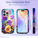 iPhone 16 Pro Case Heavy Duty Full Body Shockproof Protection 3 in 1 Hybrid Hard PC