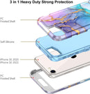 iPhone 16 Pro Case Heavy Duty Full Body Shockproof Protection 3 in 1 Hybrid Hard PC