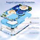 iPhone 16 Pro Case Heavy Duty Full Body Shockproof Protection 3 in 1 Hybrid Hard PC
