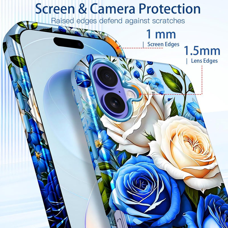 iPhone 16 Pro Case Heavy Duty Full Body Shockproof Protection 3 in 1 Hybrid Hard PC Soft Rubber Rugged Drop Protective Slim Women Phone Case - Gorilla Cases