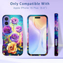 iPhone 16 Pro Case Heavy Duty Full Body Shockproof Protection 3 in 1 Hybrid Hard PC
