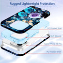 iPhone 16 Pro Case Heavy Duty Full Body Shockproof Protection 3 in 1 Hybrid Hard PC