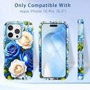 iPhone 16 Pro Case Heavy Duty Full Body Shockproof Protection 3 in 1 Hybrid Hard PC