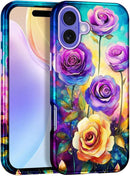 iPhone 16 Pro Case Heavy Duty Full Body Shockproof Protection 3 in 1 Hybrid Hard PC