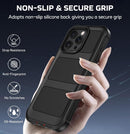 iPhone 16 Pro Case Military Drop Protection Cover Heavy Duty Rugged Shockproof Phone Case