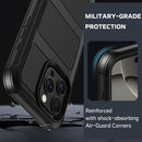 iPhone 16 Pro Case Military Drop Protection Cover Heavy Duty Rugged Shockproof Phone Case