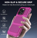 iPhone 16 Pro Case Military Drop Protection Cover Heavy Duty Rugged Shockproof Phone Case