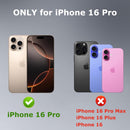 iPhone 16 Pro Case Military Drop Protection Cover Heavy Duty Rugged Shockproof Phone Case