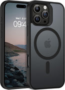 iPhone 16 Pro Black MagSafe Slim Fit Shockproof Protection Case