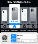 MagSafe compatible slim iPhone 16 Pro case soft TPU shockproof anti scratch protective cover for women girls