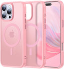 MagSafe compatible slim iPhone 16 Pro case soft TPU shockproof anti scratch protective cover for women girls