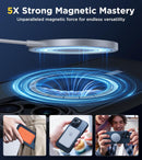 Case for iPhone 16 with MagSafe Compatibility, Slim Shockproof Protective Cover with Magnetic Alignment