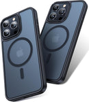 Case for iPhone 16 with MagSafe Compatibility, Slim Shockproof Protective Cover with Magnetic Alignment