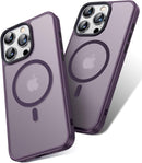 Case for iPhone 16 with MagSafe Compatibility, Slim Shockproof Protective Cover with Magnetic Alignment