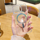 Case for iPhone 16 with MagSafe Compatibility, Slim Shockproof Protective Cover with Magnetic Alignment