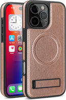 iPhone 16 Pro Max Case Wireless Charging Leather Phone Cases Best Blue