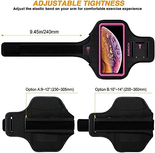 iPhone 16 Pro Max Max Running Exercise Armband Card Slot Black - Gorilla Cases