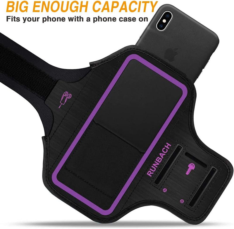 iPhone 16 Pro Max Max Running Exercise Armband Card Slot Black - Gorilla Cases