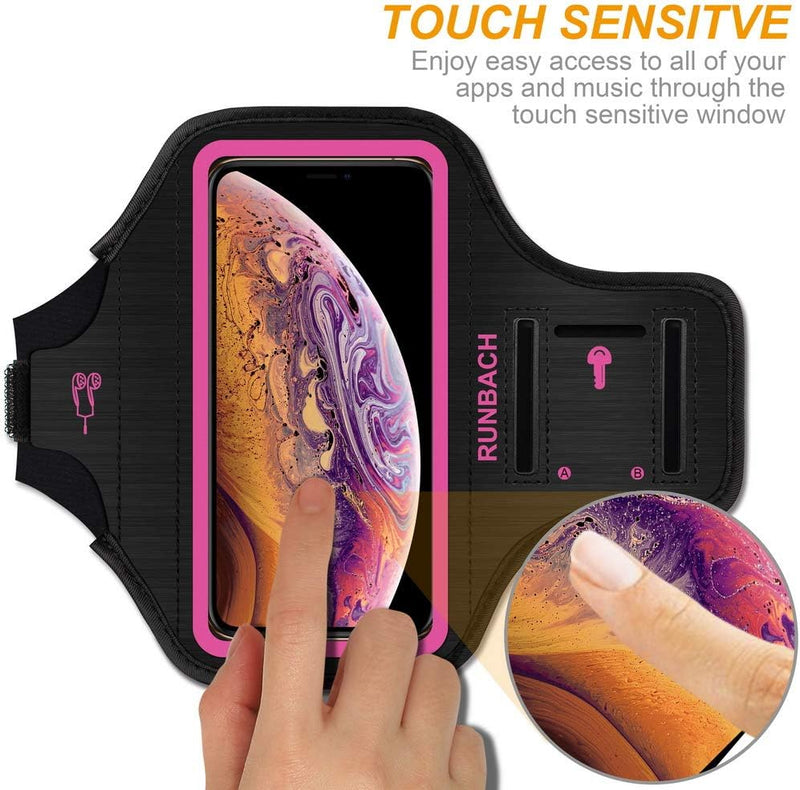 iPhone 16 Pro Max Max Running Exercise Armband Card Slot Black - Gorilla Cases