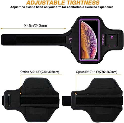 iPhone 16 Pro Max Max Running Exercise Armband Card Slot Black - Gorilla Cases