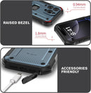 iPhone 16 Pro Rugged Case Belt Clip Holster Heavy Duty Tough Protective Cover - Black/Graphite Gray