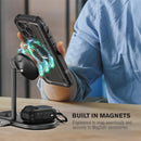 iPhone 16 Pro Rugged Case Belt Clip Holster Heavy Duty Tough Protective Cover - Black/Graphite Gray