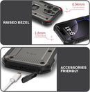 iPhone 16 Pro Rugged Case Belt Clip Holster Heavy Duty Tough Protective Cover - Black/Graphite Gray