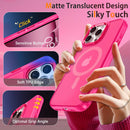 iPhone 16 Pro Translucent Matte Back Full Body Cover Anti - Scratch Shockproof Protective