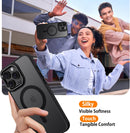 iPhone 16 Pro Translucent Matte Back Full Body Cover Anti - Scratch Shockproof Protective